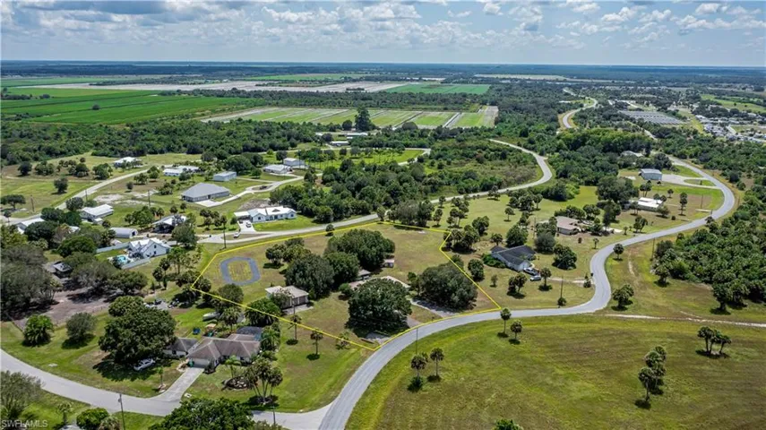 Bird's eye view featuring a rural view