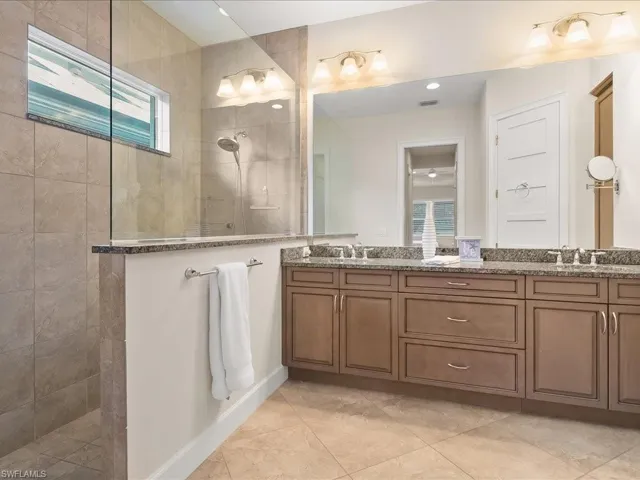 Primary bath with two sinks