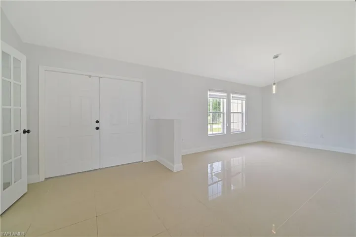 View of tiled foyer