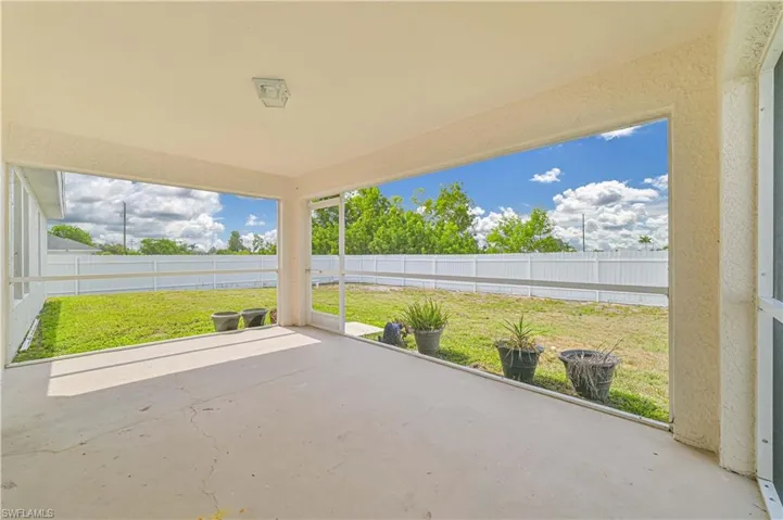 View of patio