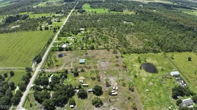 Aerial view featuring a rural view