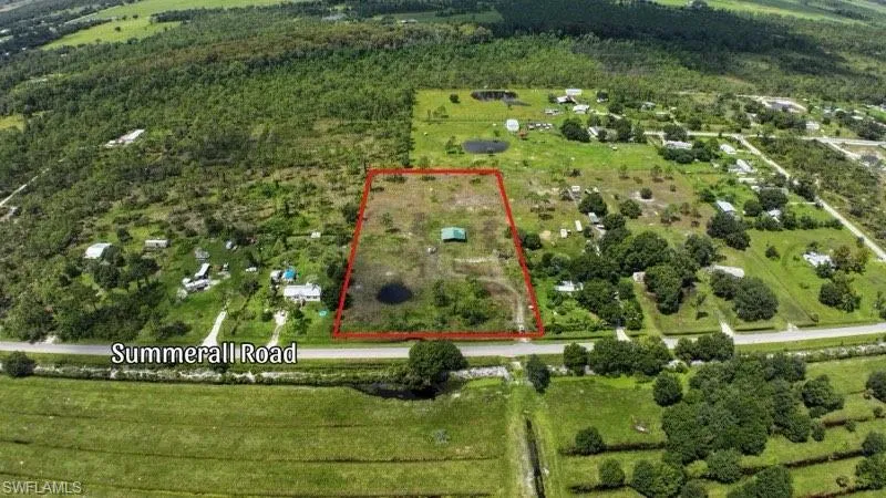 Drone / aerial view with a rural view
