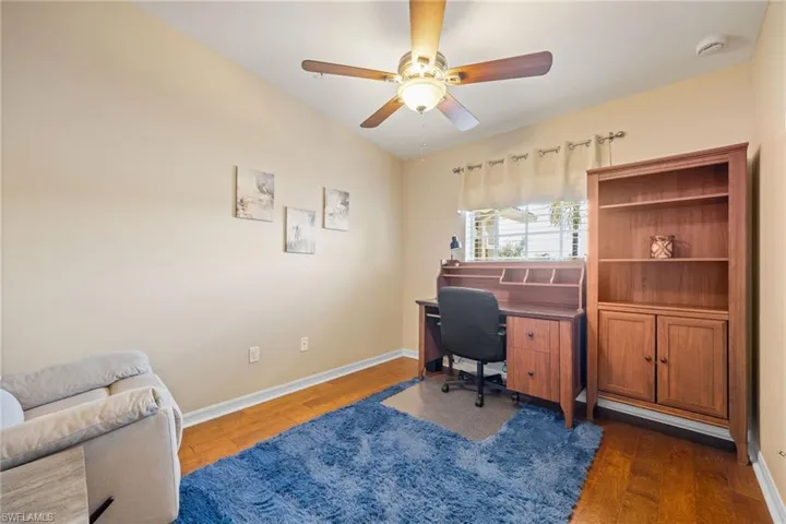 The Den would make a perfect home office or hobby room