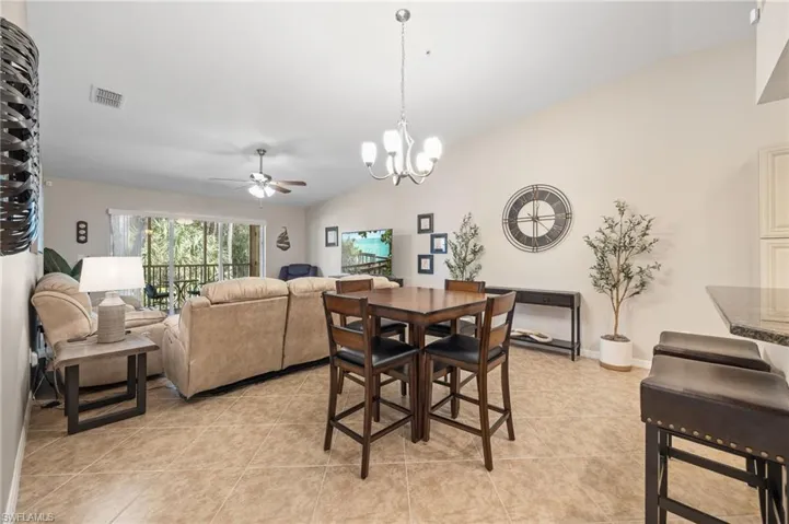 Open Living & Dining Area