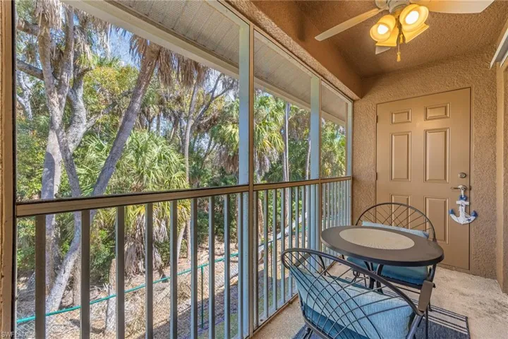 Screened Lanai with Storage Closet