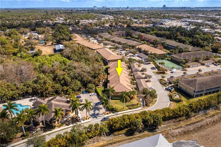 Aerial View of Condo & Community