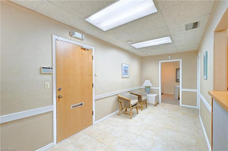 Office Waiting area and front door