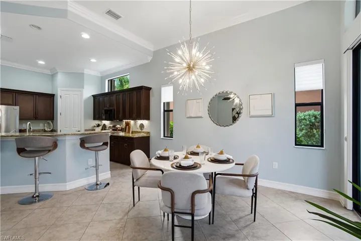 Formal dining area ideal for hosting family and guests