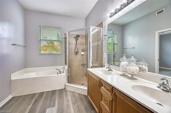 Primary Bathroom - Vinyl flooring