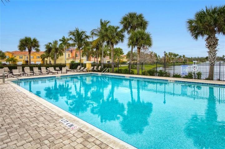 Community Pool with lake view