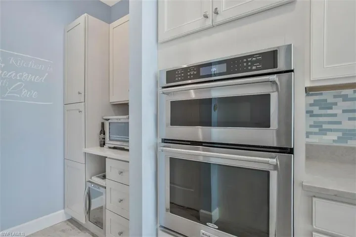 Oven and Microwave and Wet Bar