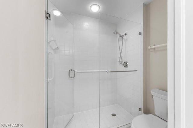 shower in primary bath