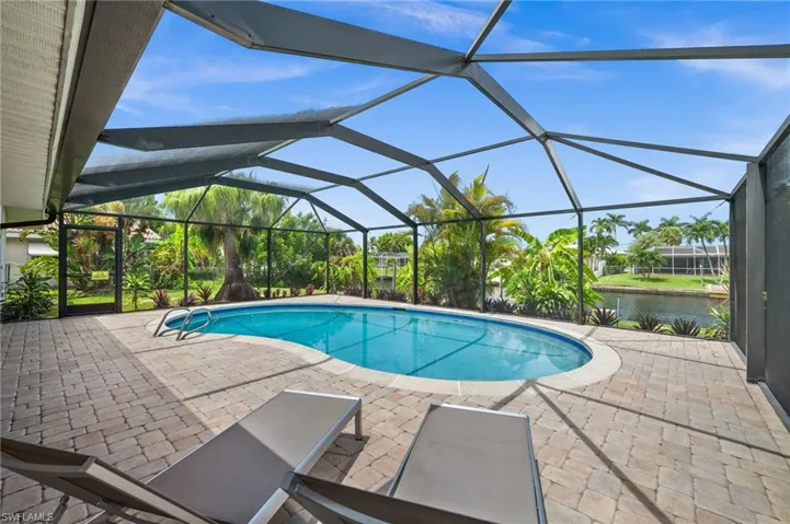 Have a swim overlooking the Direct Gulf Access Canal