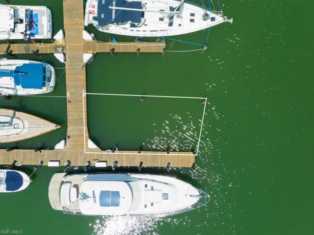 Bird's eye view of a large body of water