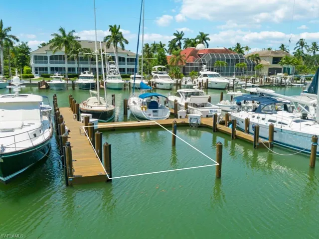Dock with a water view