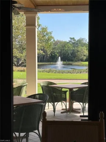 Lunch with a Golf course view