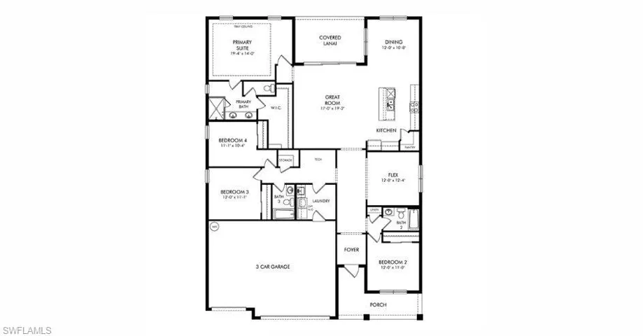 View of room layout