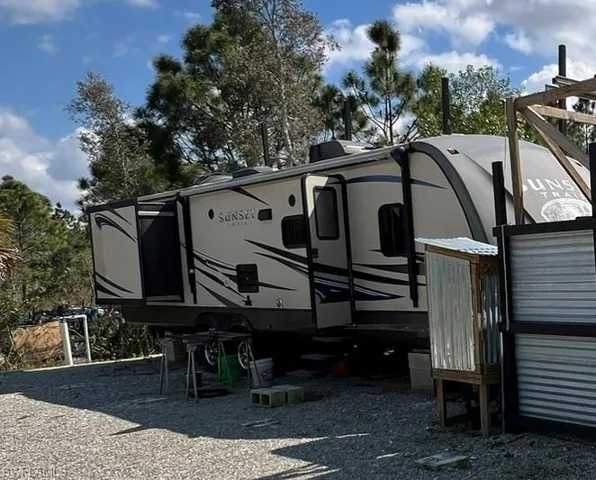 PAD IS CAMPER READY...CAMPER NOT INCLUDED