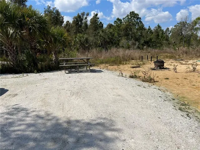 PICKNICK TABLE & FIRE RING