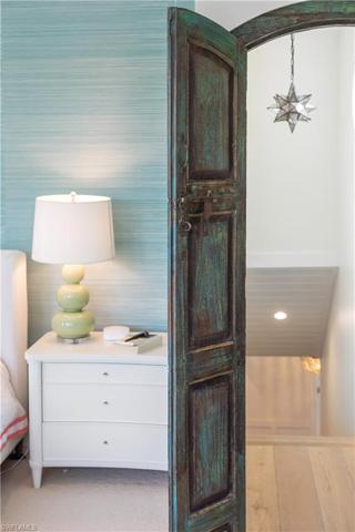 Custom wood finishes are found throughout the home