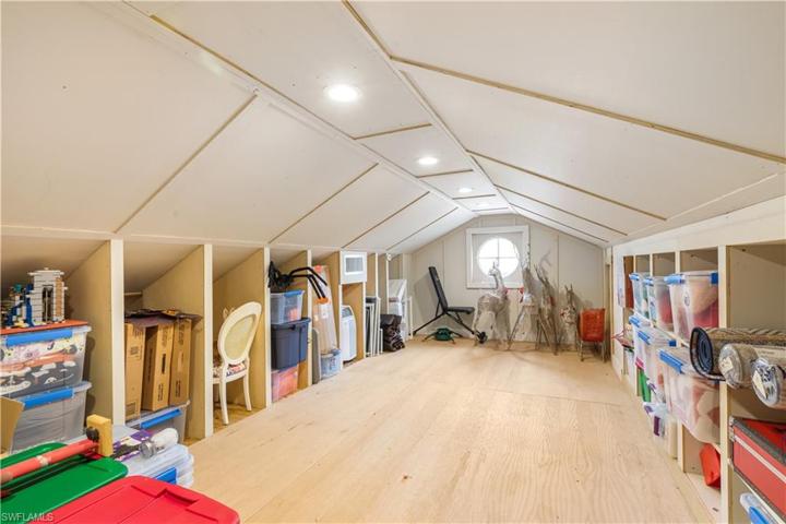 Air Conditioned Storage Area over Garage