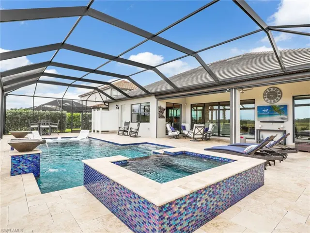 Raised spa with electric titanium heater