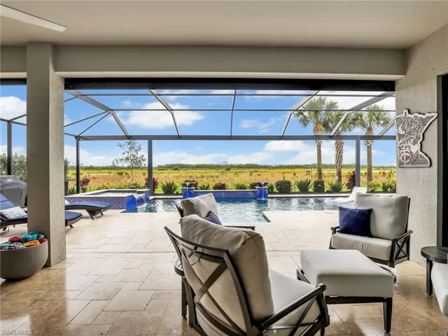 Large covered lanai