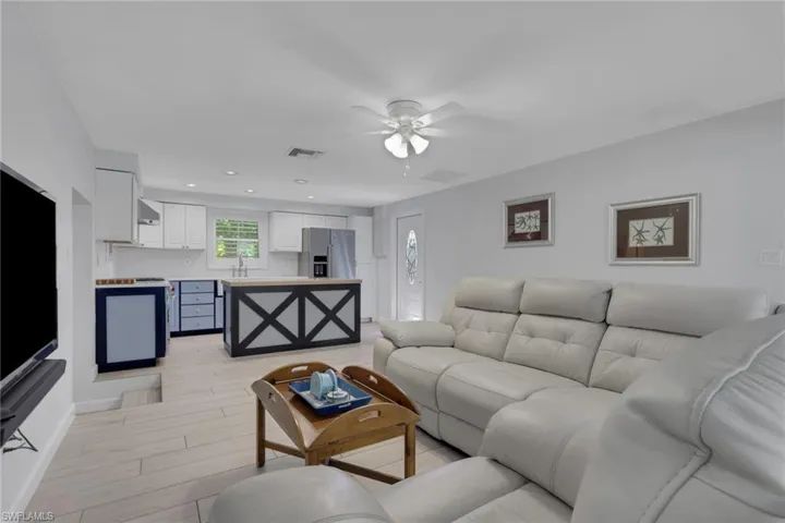 Kitchen and Living Area