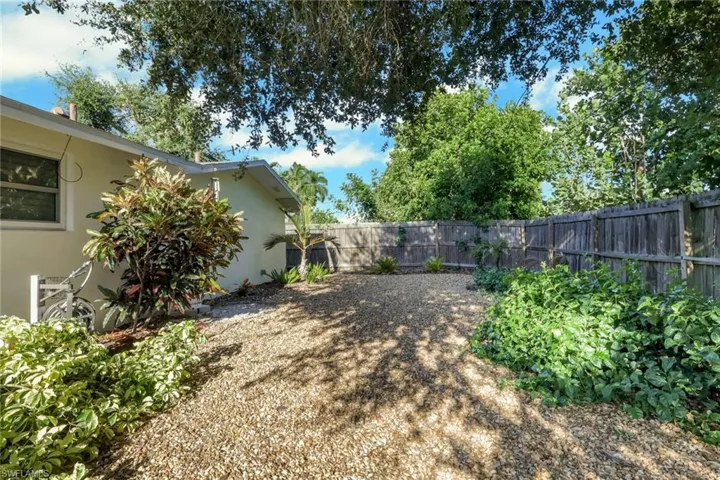 Nice sized backyard