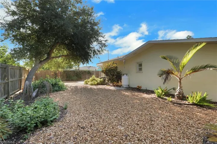 Larger backyard
