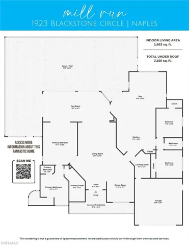 View of floor plan / room layout