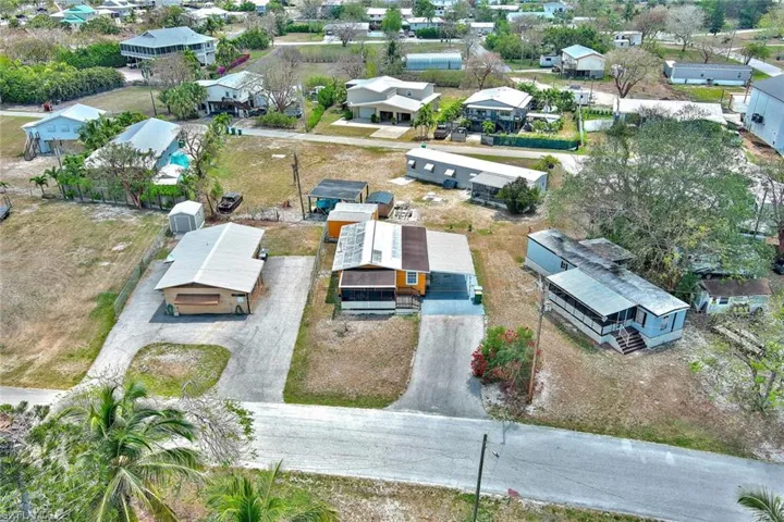 Aerial view featuring a residential view