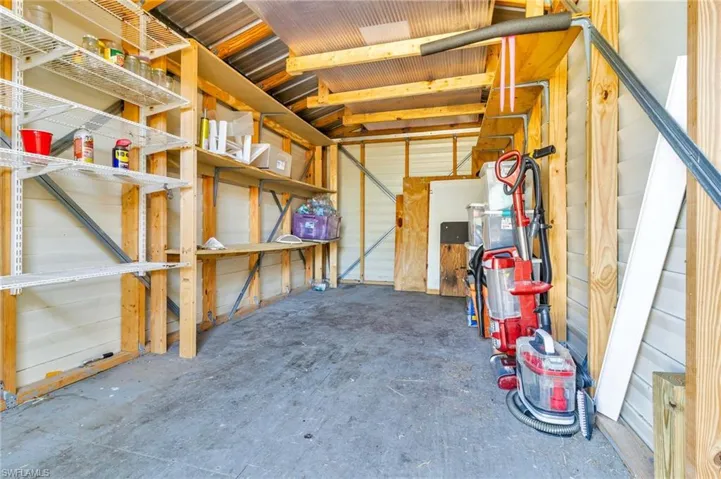 View of storage