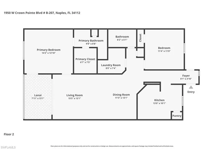 1950 Crown Pointe Blvd B207, Naples, Florida 34112