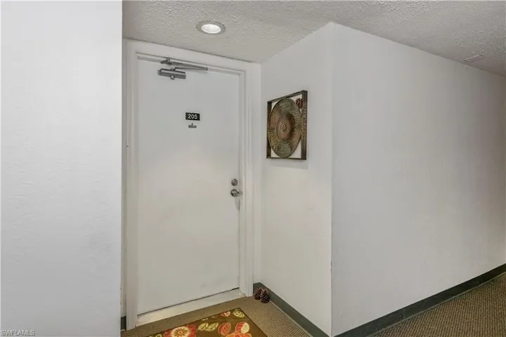 View of property entrance just off the elevator