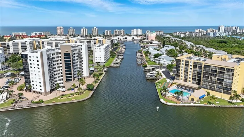 Views featuring the Bay  and apartment complex
