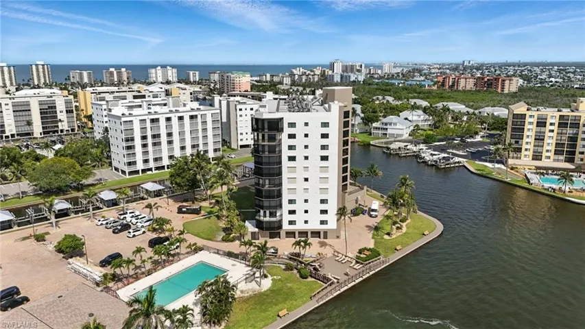 Views featuring the Bay  and apartment complex
