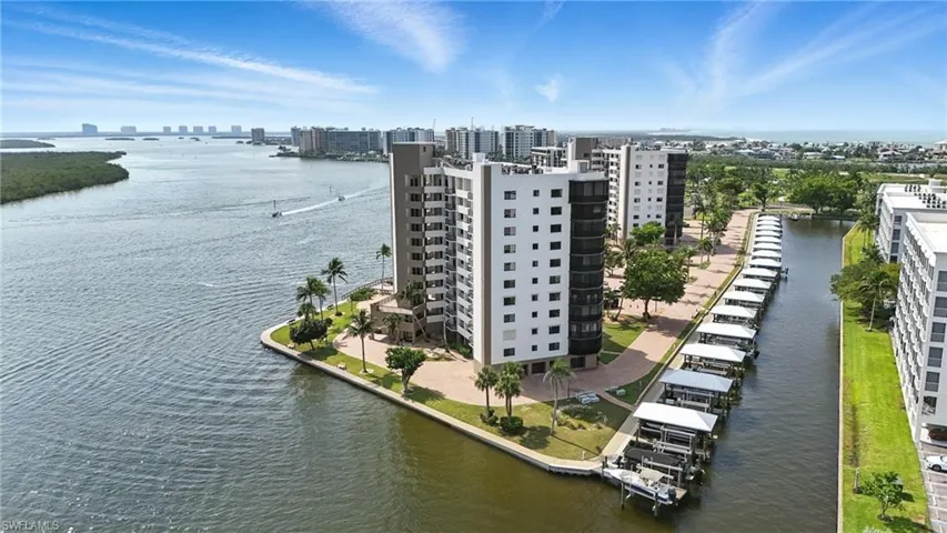 Views featuring the Bay  and apartment complex
