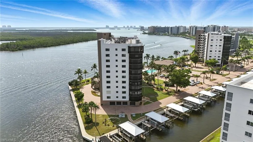 Views featuring the Bay  and apartment complex