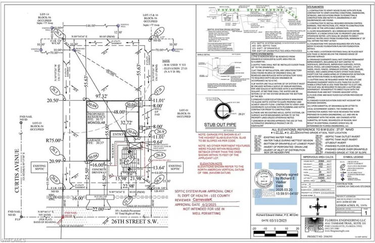 Survey map / technical document