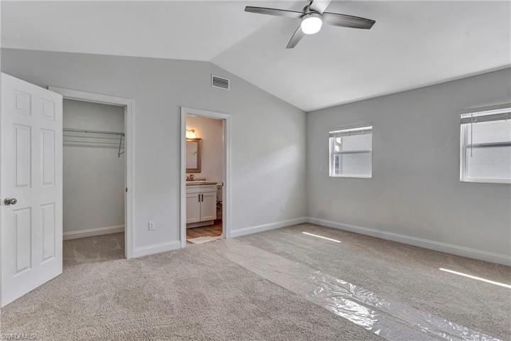 Main Bedroom with Walk in Closet and Bathroom