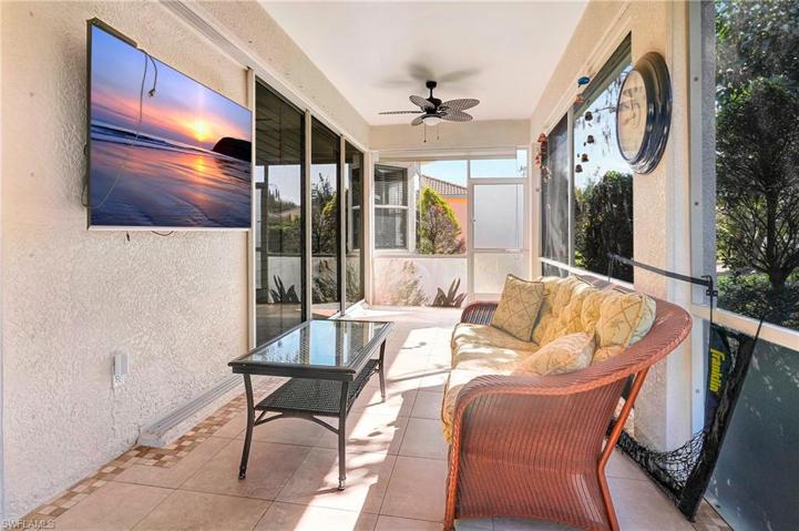 Screened lanai