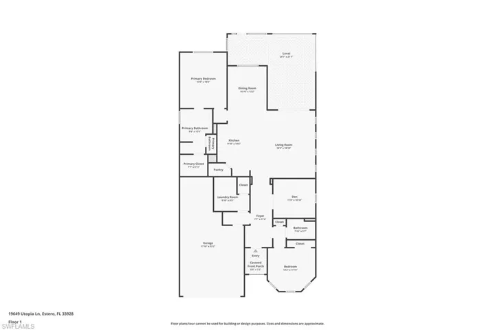 View of floor plan / room layout