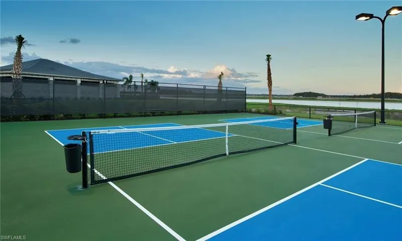 View of basketball court with community basketball court