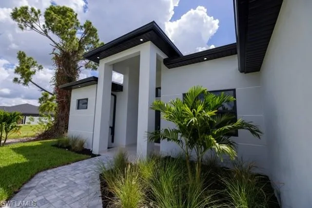 View of exterior entry