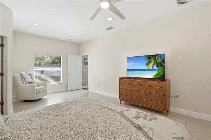 Plenty of room for a sitting area or desk