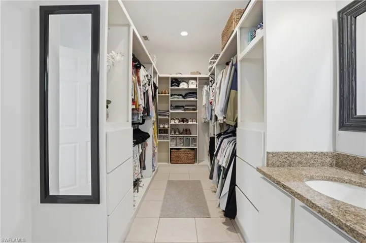 Master bedroom closet