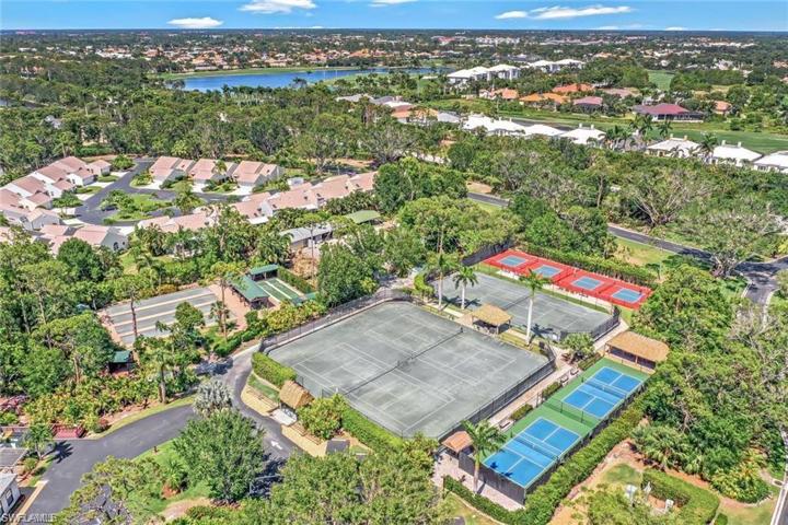 Several tennis and pickle ball courts