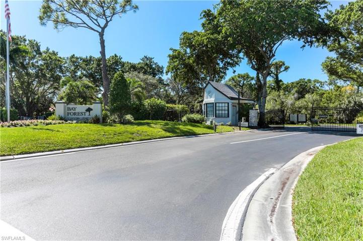 Enjoy driving through the lush landscaping. A gated community.