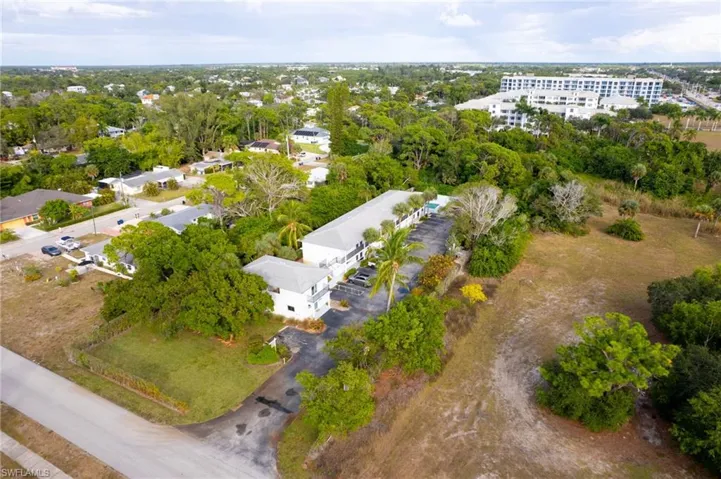 View of property location looking East